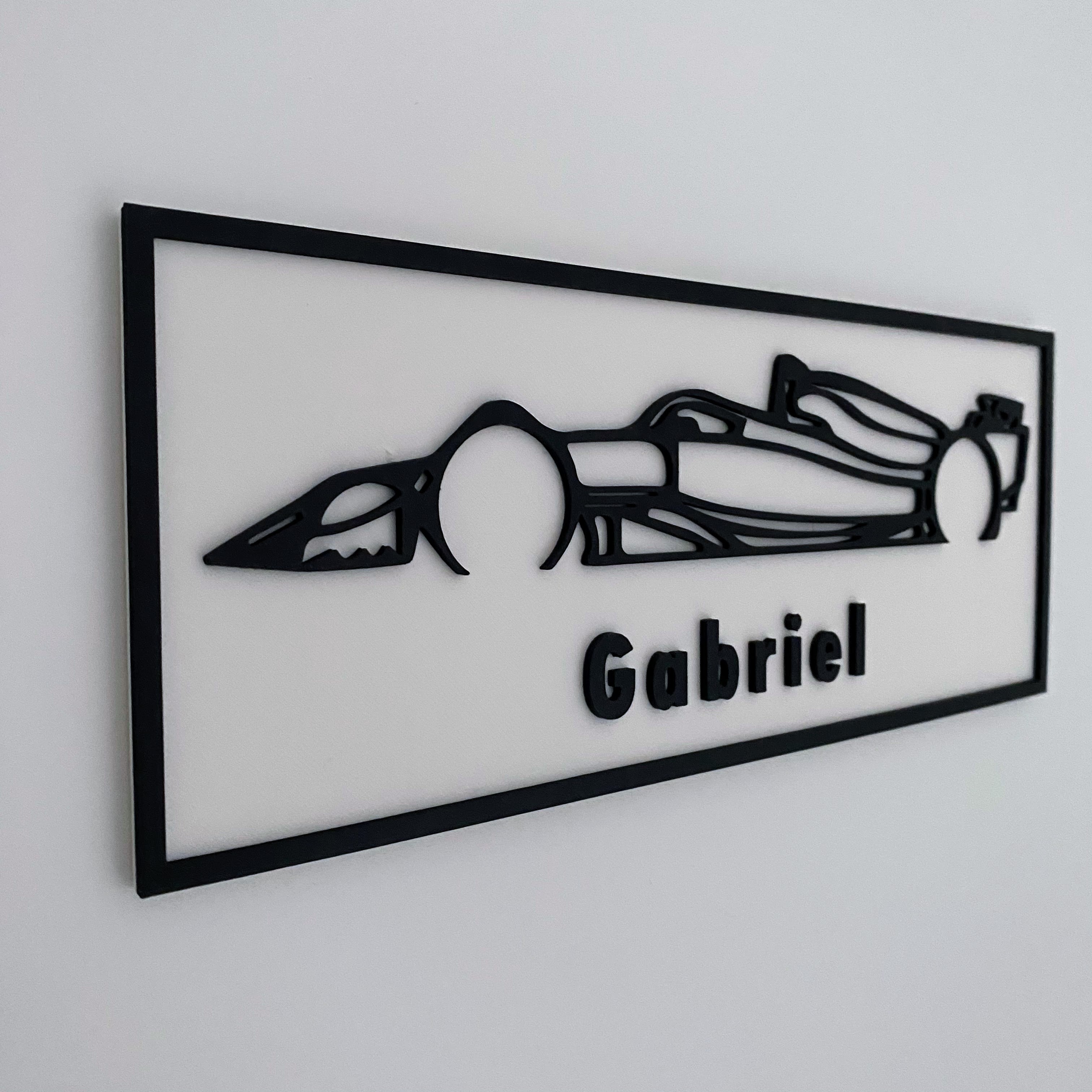 3D Printing - Personalized Decoration: Formula 1 Theme